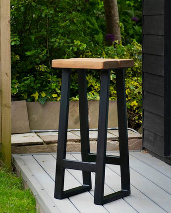 Rustic Outdoor Garden Stool