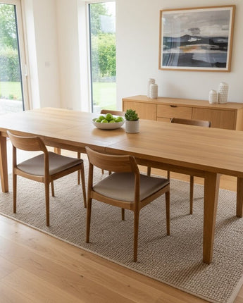 Extendable Solid Oak Dining Table