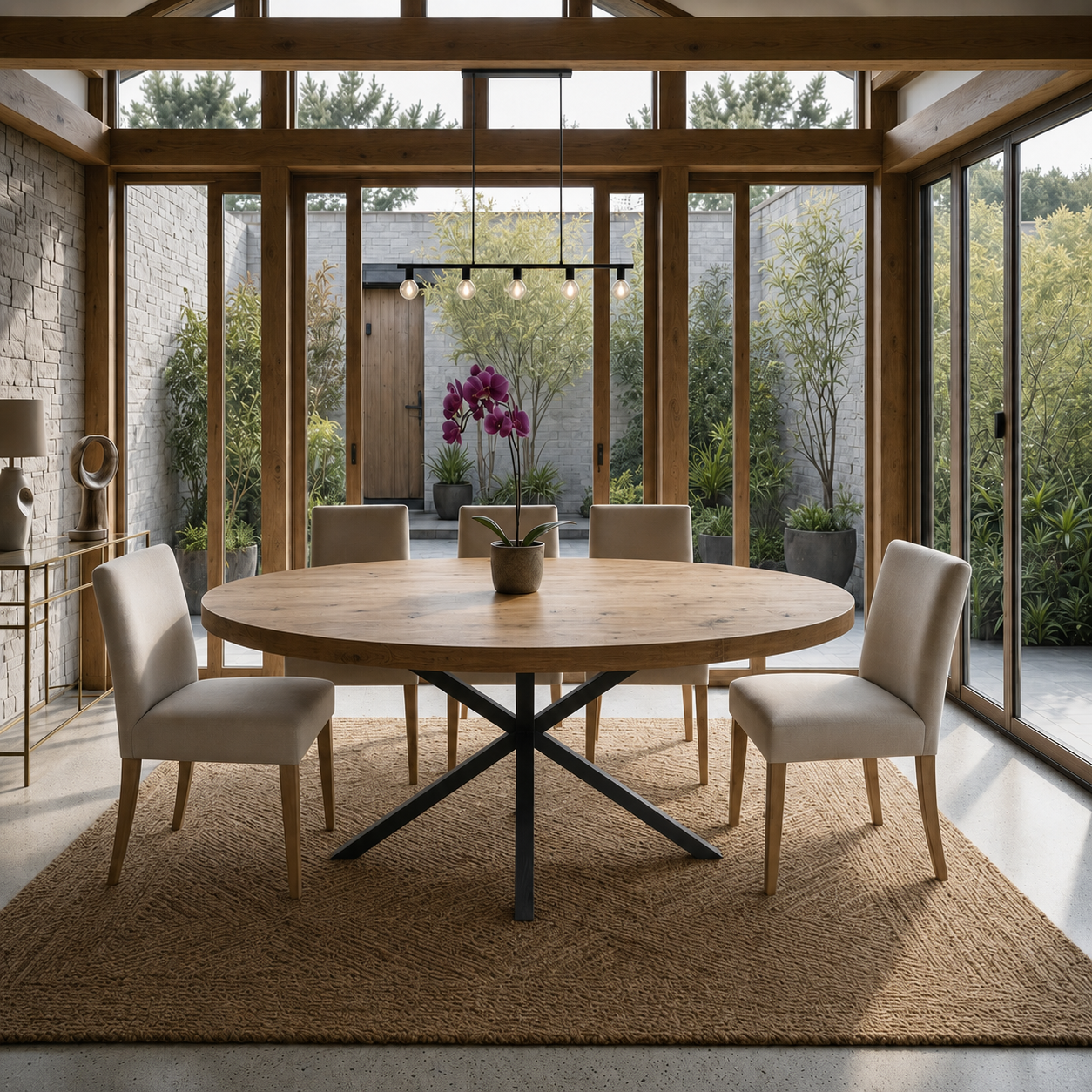 Rustic Oval Table Oval Chunky Rustic Dining Table – Ashford Blake