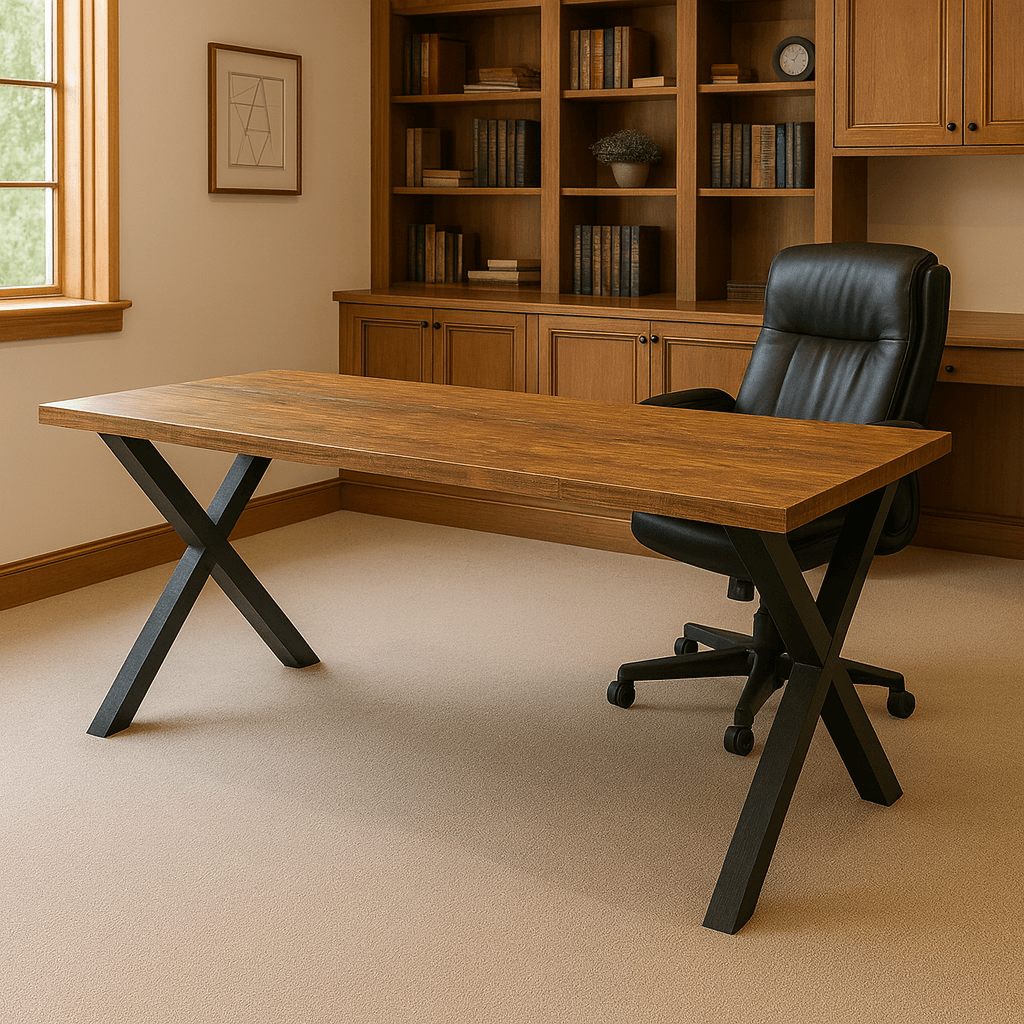Rustic Workdesk Reclaimed Wood Rustic Office Desk – Ashford Blake