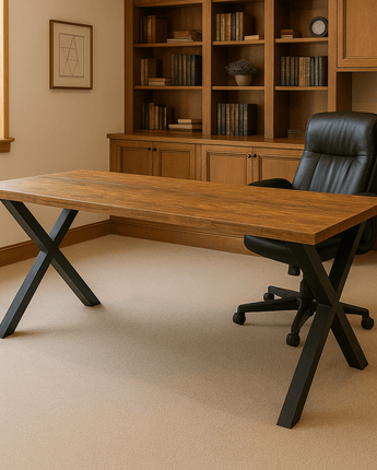 Reclaimed Wood Rustic Office Desk