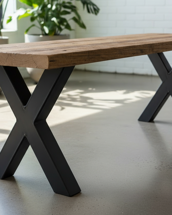 Reclaimed Rustic Wood Bench