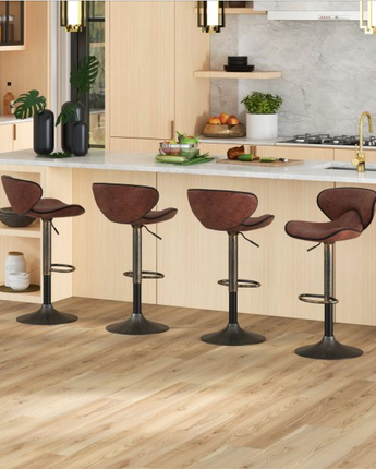 Rustic Brown Barstools (Set of 2)