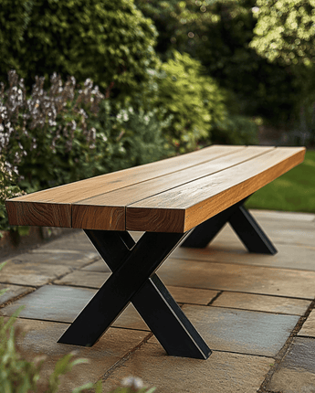 Iroko Outdoor Garden Bench