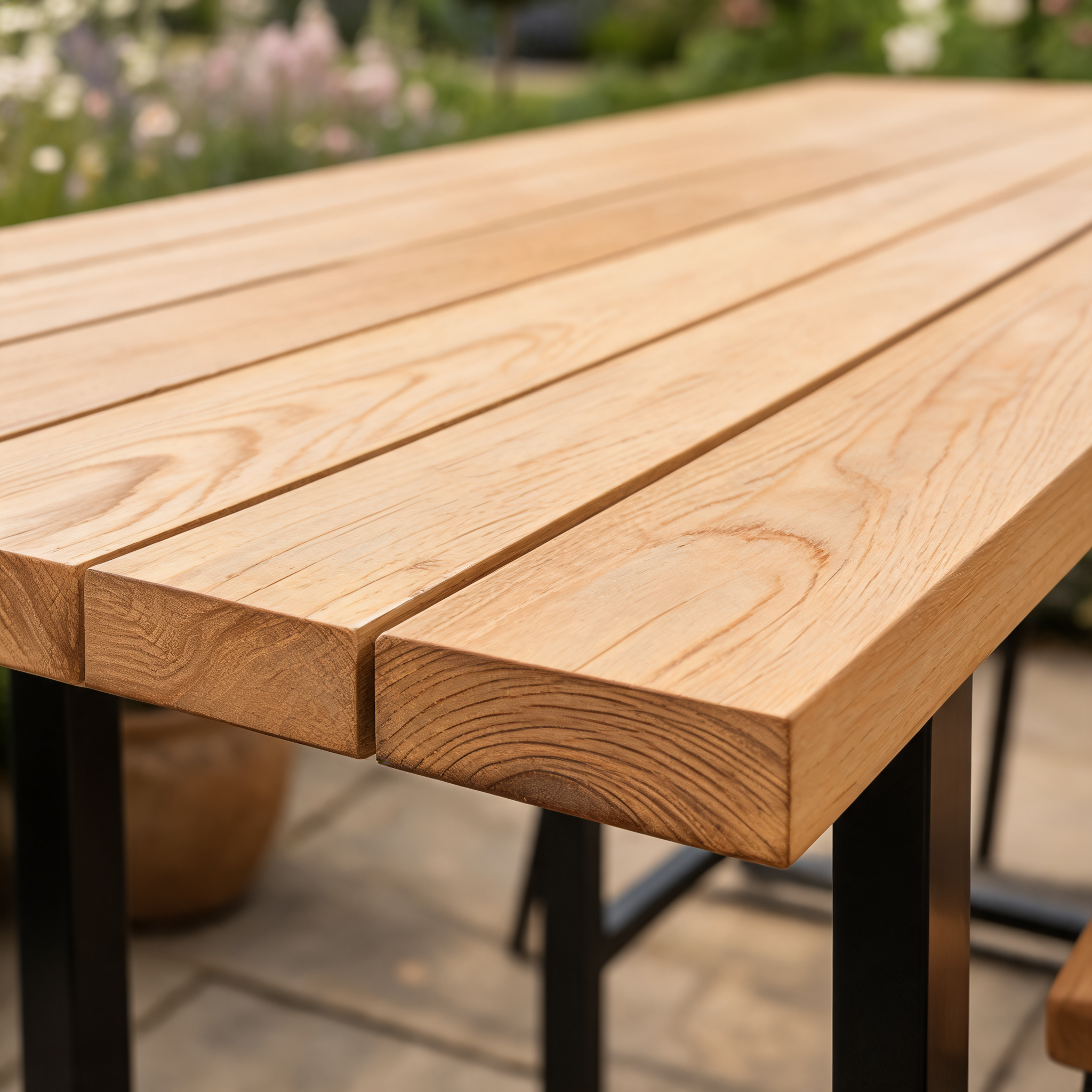 Outside High Table Solid Oak Outdoor High Bar Table – Ashford Blake