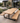 Solid Oak Outdoor Picnic Table With Fixed Benches