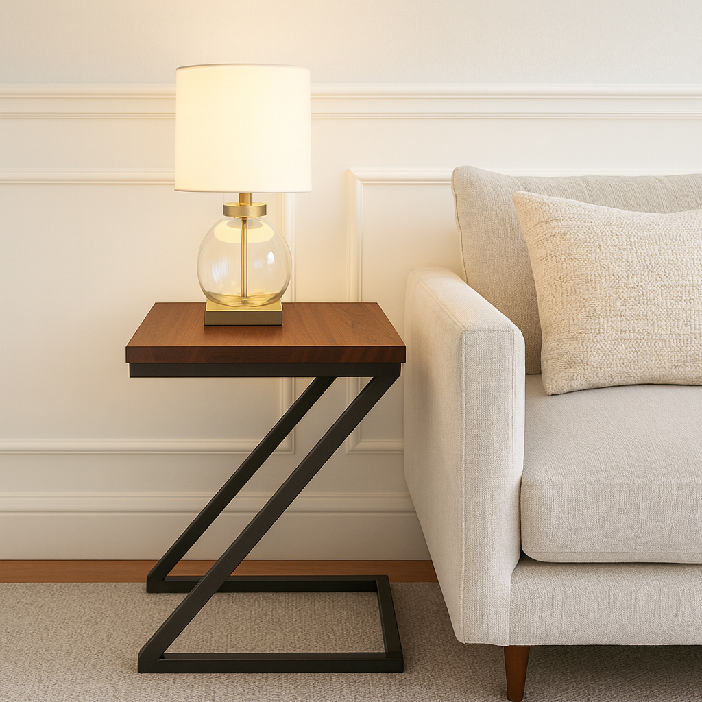 Solid Walnut Lamp/Side Table – Ashford Blake