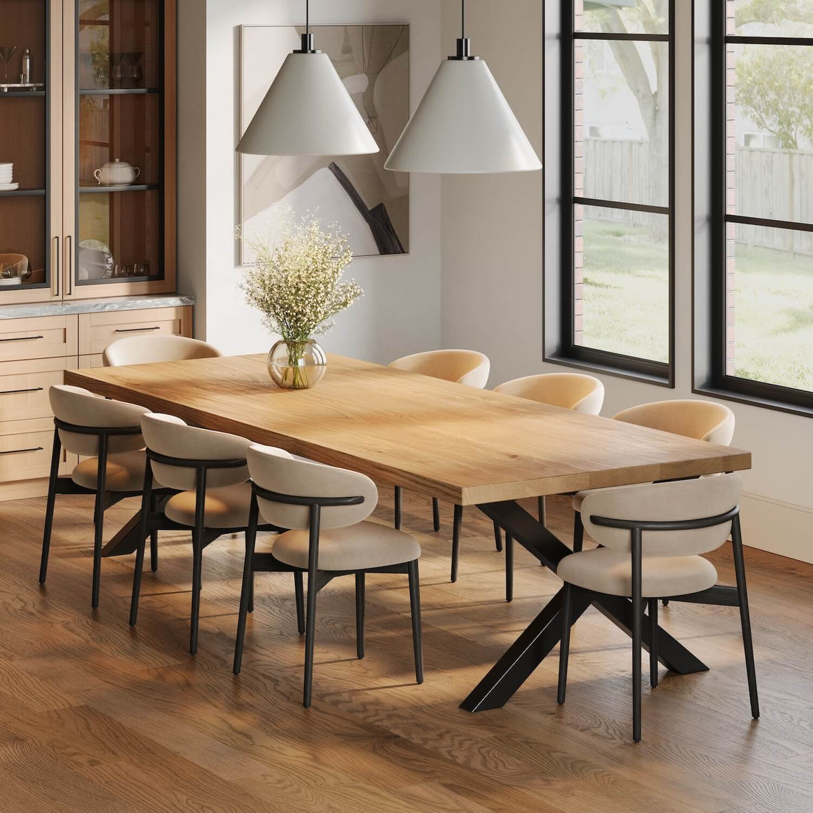 Blake Extendable Table Solid Oak Dining Table - Ashford Blake
