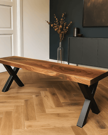 Solid Walnut Bench