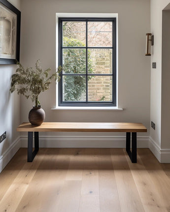 Solid Oak Bench - Ashford Blake