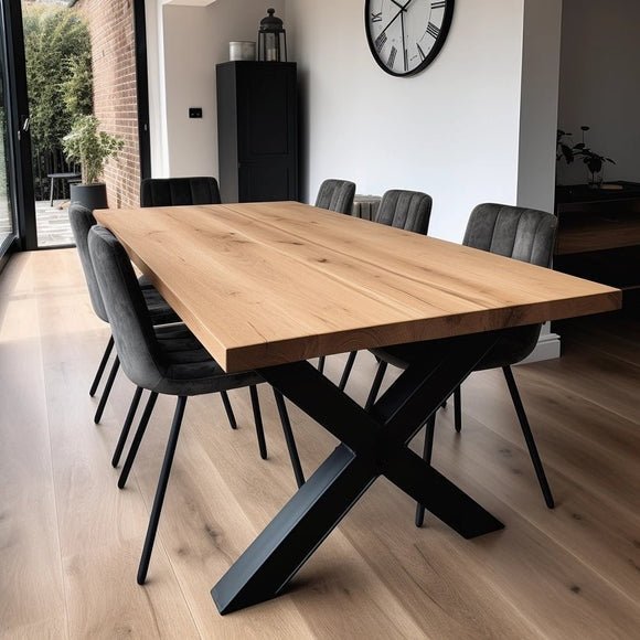 Solid Oak Dining Table - Ashford Blake