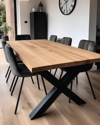 Solid Oak Dining Table - Ashford Blake